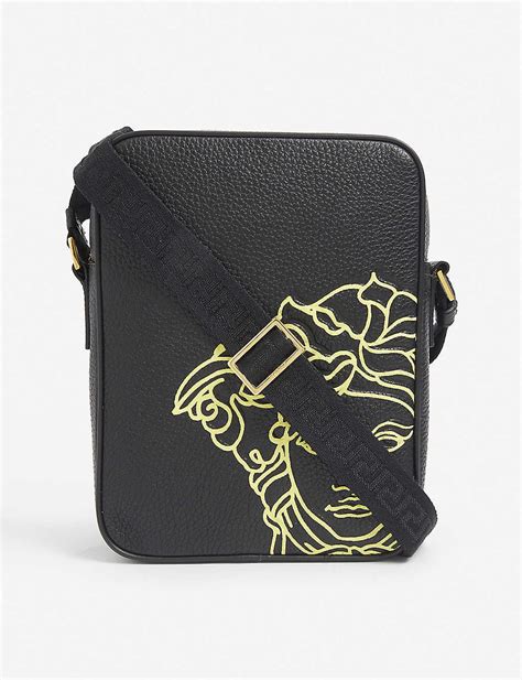 versace collection mens bags|Versace crossbody bag men's.